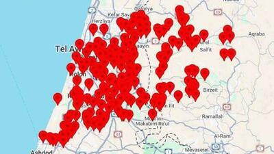  آغاز موج جدید موشک‌باران از ایران به سمت اسرائیل