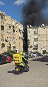  ستون دود در سرزمین‌های اشغالی درپی حمله موشکی ایران