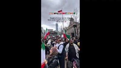  تجمع حامیان ایران در تورنتوی کانادا