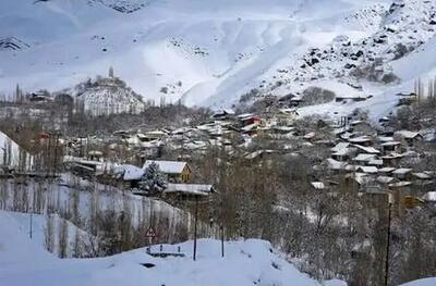  طالقان در آخرین روزهای سال سفیدپوش شد