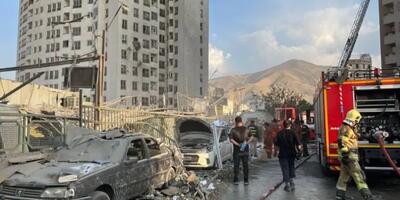  حمله وحشیانه دشمن به یک منزل مسکونی در تهران / ساختمانی در محدوده رسالت هدف قرار گرفت+ فیلم