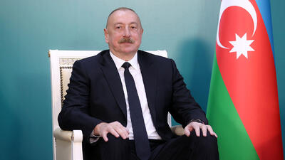  الهام علی اف، انتخاب رهبر جدید انقلاب را تبریک گفت