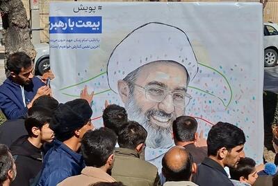  طنین انداز شدن شعار لبیک یا خامنه‌ای بار دیگر در خیابان‌های شهرکرد + فیلم