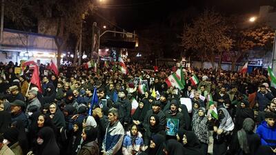  شعارهای مردم بجنورد هنگام شنیدن رهبری سید مجتبی خامنه‌ای