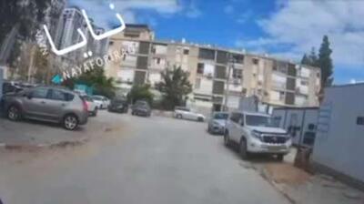  لحظه اصابت موشک ایرانی در تل‌آویو