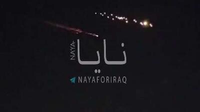  تصاویری از آسمان تل آویو که موشک‌های ایرانی آن را به تسخیر خود درآوردند