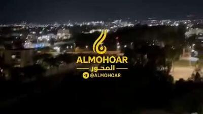  موشک ایرانی که در حیفا با سرعت به‌سوی هدف می‌رود