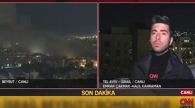  هیجان مجری سی ان ان ترک از بارش موشک‌های خوشه‌ای ایران