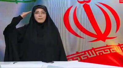  احترام نظامی مجری شبکه خبر به رهبر انقلاب را ببینید