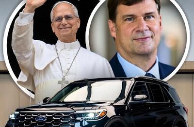  یک شاسی بلند؛ هدیه مخصوص مدیرعامل فورد به پاپ لئو چهاردهم (+عکس)