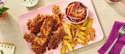  طرز تهیه خوراک بال مرغ و سیب زمینی ، ساده و فوق‌العاده لذیذ