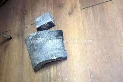  تصاویری از آسیب به تالار بسکتبال محشون ‏