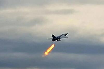  لحظه انهدام دو پهپاد در آسمان لرستان و قم