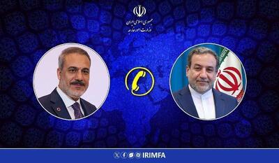  عراقچی در گفت و گو با فیدان: موشکی که وارد حریم هوایی ترکیه شد از ایران نبوده