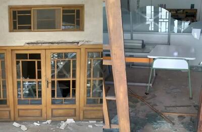  آسیب به ساختمان‌های تاریخی دانشگاه هنر در پی تجاوز صهیونیستی آمریکایی به اصفهان