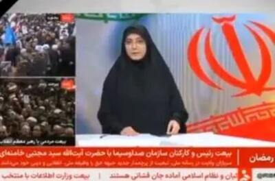  احترام نظامی مجری خانم شبکه خبر به سومین رهبر انقلاب/ویدیو