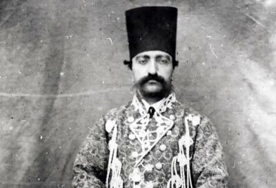  ناصرالدین شاه در سفری به کوهستان