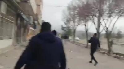  فیلم لحظه‌ی حمله جنگنده های آمریکایی_صهیونی به مدرسه دخترانه ای در خمین