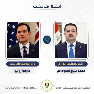  السودانی به روبیو: باید تضمین شود که از حریم هوایی عراق علیه کشورهای همسایه استفاده نشود