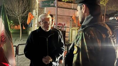  بازدید شبانه عارف از ایستگاه‌های بازرسی فراجا در تهران