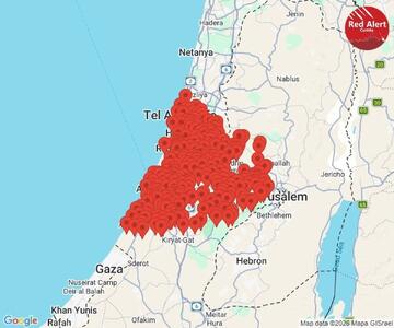  هیچ کجا برایتان امن نیست!/ آژیر مرگ در تمامی نقاط تل‌آویو به صدا درآمد