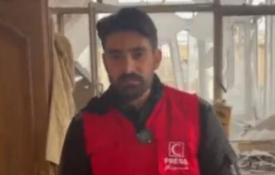  گزارش خبرنگار SNNTV از ساختمانی در منطقه دستغیب تهران که هدف حمله دشمن صهیونی_آمریکایی قرار گرفته است