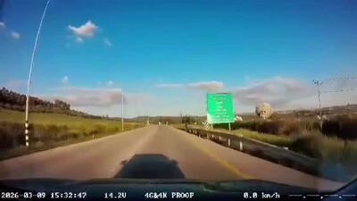  لحظه اصابت دقیق موشک‌ حزب‌الله به ایستگاه ماهواره‌ای اسرائیل در نزدیکی بیت المقدس