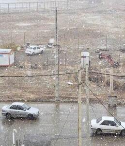  بارش برف و باران در محورهای 14 استان