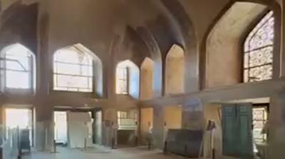  تصاویر آسیب‌ به کاخ چهل ستون بر اثر حمله اسرائیل و آمریکا