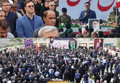  وداع باشکوه مردم تنگستان با شهید حمله آمریکایی صهیونی - تسنیم