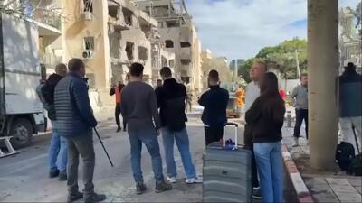  تصاویر جدید از تل‌آویو بعد از موشک‌های ایران