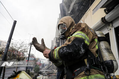  چند کودک یک موکب را به آتش کشیدند