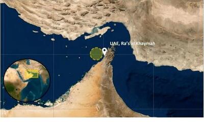  آرایش کشتی‌های متوقف شده در اطراف تنگه هرمز
