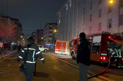  تصاویری از حمله هوایی به محدوده نجات‌الهی تهران