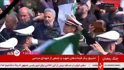  تشییع فرماندهان از میدان انقلاب
