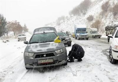  ‌تردد در محور های کوهستانی زنجان با زنجیر چرخ امکان پذیر است