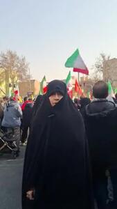  پیام ویژه دختر شهید سردار سلامی برای ملت ایران + ویدئو