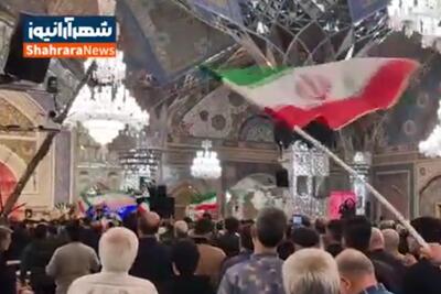  ویدئو | بیعت با سومین رهبر انقلاب اسلامی در حرم مطهر امام رضا(ع) در دومین شب قدر