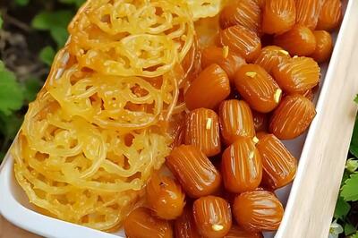  خودتان زولبیا و بامیه درست کنید