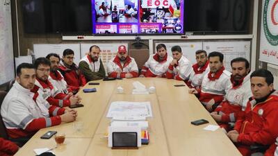  اعزام پنج تیم عملیاتی هلال‌احمر اردبیل به مناطق جنگ‌زده تهران