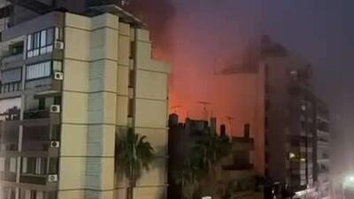  شنیده شدن صدای انفجار در بیروت