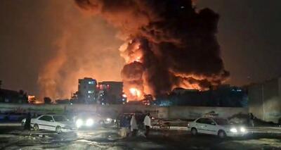  ستونی از دود از مجاورت فرودگاه بحرین به هوا برخاسته/ فارس از تغییر آرایش ایست های بازرسی خبر داد + فیلم و عکس