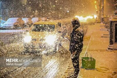  هشدار نارنجی هواشناسی برای ۲۰ استان؛ تشدید بارش شدید برف و باران