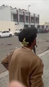  فیلم اصابت پهپاد در دبی به یک هدف آمریکایی