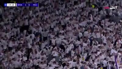  گل اول رئال مادرید به منچسترسیتی+ ویدئو