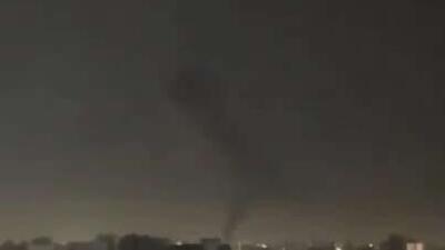  حمله هوایی آمریکایی-اسرائیلی به مقر الحشد الشعبی در استان کرکوک در منطقه بدر شمال عراق