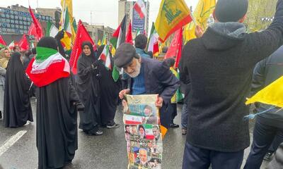  حضور مردم تهران در راهپیمایی روز جهانی قدس (+عکس)