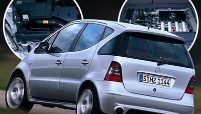 بازخوانی پرونده مرسدس بنز A38 AMG؛ خودروی عجیبی با دو پیشرانه مجزا (+عکس)