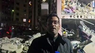  اولین تصاویر از محل اصابت موشک در اراک