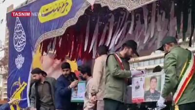  تشییع پیکر شهید پاکپور در اراک آغاز شد + فیلم